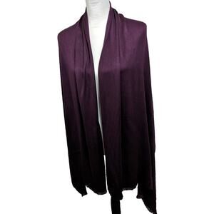 Scarf wrap shawl Burgundy/Raisin Color 72 X 27 Hand Wash 100% Viscose.